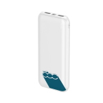 CELLY 500 COLLECTION POWERBANK 10.000mAh 12 W 1 x USB-A 1 x USB-C 1 x MICRO USB BIANCO