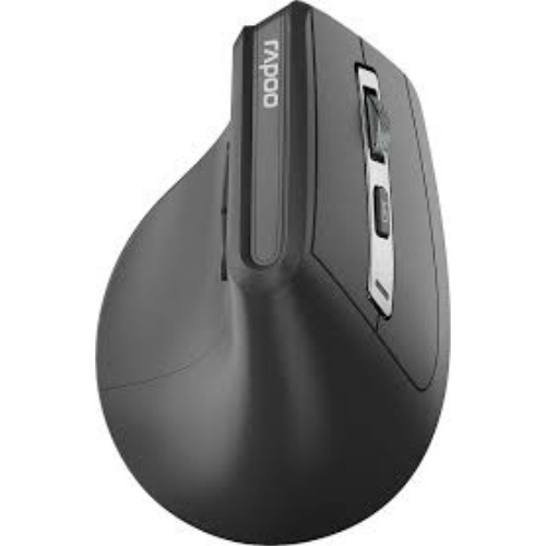 RAPOO EV310M MOUSE OTTICO ERGONOMICO VERTICALE DUAL MODE RF + BLUETOOTH MANO DESTRA 2.400 DPI NERO