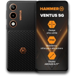 HAMMER VENTUS 5G RUGGED PHONE 6.77" AMOLED 256GB RAM 8GB 5G IP69 ITALIA BLACK