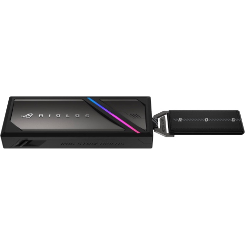 ASUS ROG STRIX AIOLOS BOX ESTERNO PER SSD M.2 USB-C 3.2 Gen 2x2 20 Gbps NERO