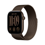 APPLE WATCH SERIES 12 2026 GPS + CELLULAR 5G CASSA 46mm IN ALLUMINIO BRONZO SCURO CON LOOP IN MAGLIA MILANESE BRONZO SCURO