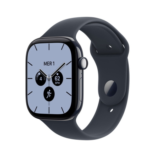 APPLE WATCH SERIES 12 2026 GPS + CELLULAR 5G CASSA 46mm IN CERAMICA BLU NOTTURNO CON CINTURINO SPORT BLU MARINO M/L