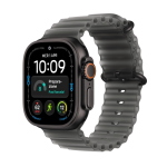 APPLE WATCH ULTRA 4 2026 GPS + CELLULAR 5G CASSA 49mm IN TITANIO NERO CON CINTURINO OCEAN NERO TRASLUCIDO