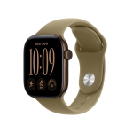 APPLE WATCH SERIES 12 2026 GPS + CELLULAR 5G CASSA 42mm IN ALLUMINIO BRONZO SCURO CON CINTURINO SPORT OLIVA S/M  