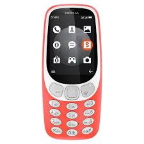 NOKIA 3310 DUAL SIM 2.4" MOBILE PHONE 2G CAMERA LED EUROPA WARM RED