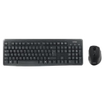 NILOX KIT TASTIERA WIRELESS 105 TASTI LAYOUT ITALIANO + MOUSE OTTICO WIRELESS 3 TASTI 10.000 DPI 2.4 GHz NERO