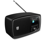 PHILIPS TAV2000DB JANET RADIO FM/DAB+ BLUETOOTH 5.4 JACK DESIGN RETRO ANNI 50 40 PRESELEZIONI NERO