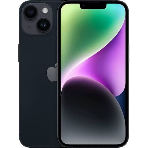 APPLE iPHONE 14 128GB MIDNIGHT RICONDIZIONATO GRADO A CON CARICABATTERIE E CAVO 1 ANNO DI GARANZIA