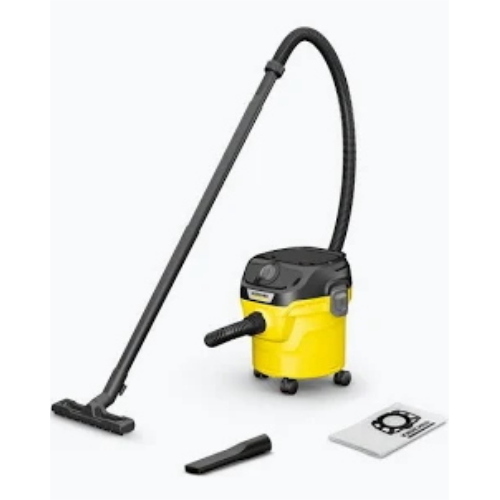 Karcher KWD 1 V-12/2/18 BIDONE ASPIRATUTTO SOLIDI E LIQUIDI 1.000 W 12 LT ASPIRAZIONE 220 mbar GIALLO NERO