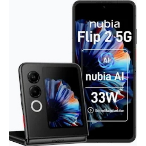 ZTE NUBIA FLIP 2 5G DUAL SIM 6.9" OCTA CORE 256GB RAM 8GB 5G EUROPA COSMIC BLACK