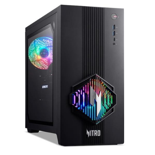 ACER NITRO N30-100_B850 GAMING AMD RYZEN 7 8700F RAM 16GB-SSD 1TB NVMe-NVIDIA GeForce RTX 5050 8GB-WI-FI 7 + GIGABIT LAN-TASTIERA Copilot MOUSE-WIN 11 HOME NERO (DG.E53ET.00B)