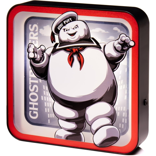 NUMSKULL GHOSTBUSTERS STAY PUFT LAMPADA DA PARETE CON LOGO UFFICIALE GHOSTBUSTERS
