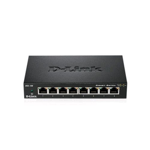 D-LINK DGS-108 SWITCH 8 LAN RJ-45 10/100/1.000Mbps 