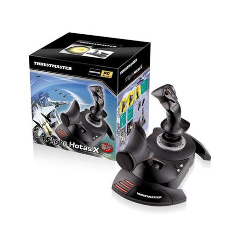Thrustmaster T.Flight Hotas X – Joystick E Manetta Staccabile Per PC, Plug & Play, Controllo Aerodinamico Doppio