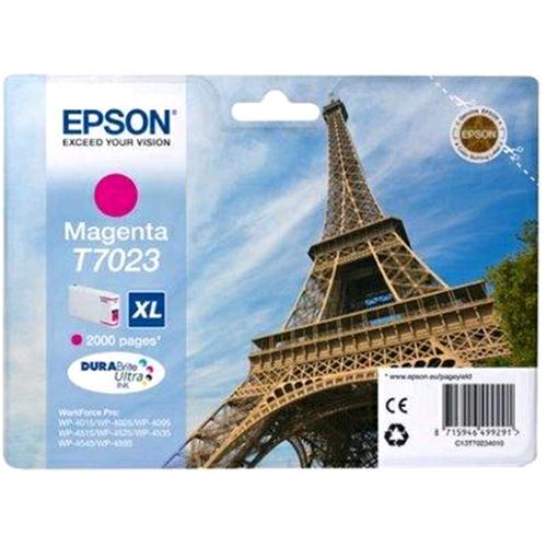 EPSON T7023 CARTUCCIA INKJET MAGENTA PER WP4015 WP4025 WP4095 WP4515 WP4525 WP4535 WP4545 WP4595