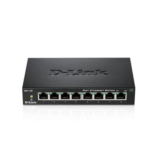 D-LINK DES-108 SWITCH 8 LAN RJ-45 10/100Mbps
