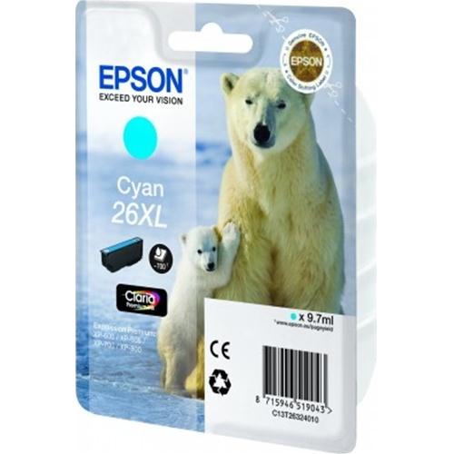 EPSON 26 XL CARTUCCIA INKJET CIANO 