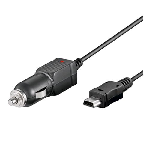 TECHLY ALIMENTATORE DA AUTO (12/24V) MINI-USB