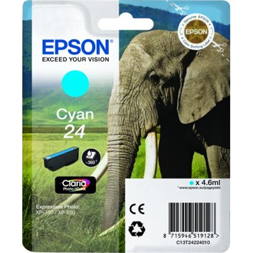 EPSON 24 CARTUCCIA INKJET CIANO 