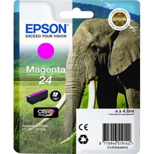 EPSON 24 CARTUCCIA INKJET MAGENTA 