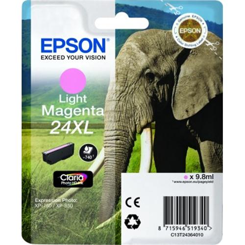 EPSON 24 XL CARTUCCIA INKJET MAGENTA CHIARO 