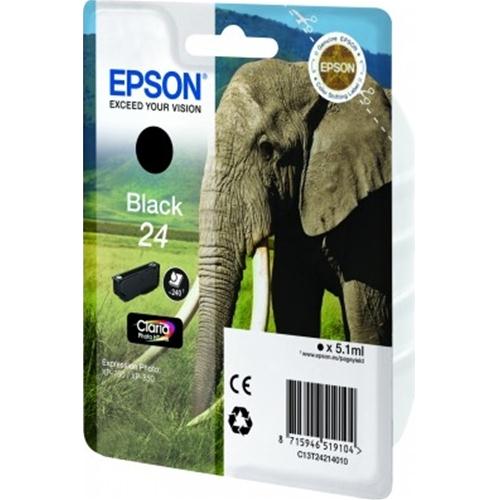 EPSON 24 CARTUCCIA INKJET NERO 