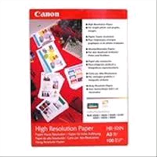 CANON HR-101 A3 CONF 100 FOGLI CARTA FOTOGRAFICA A3 106GR/M2 COLORE BIANCO GRANA FINE (1033A005AB)