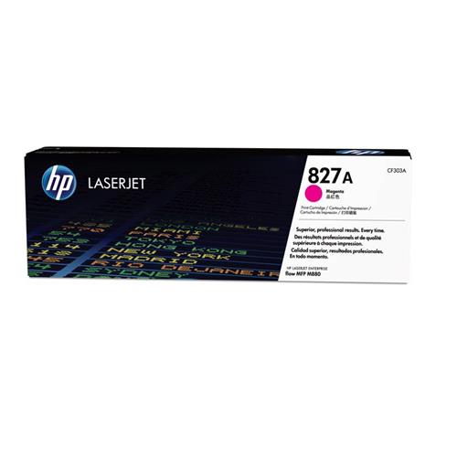 HP 827A TONER MAGENTA COLOR LASERJET MANAGED FLOW MFP M880; LASERJET ENTERPRISE FLOW MFP M880