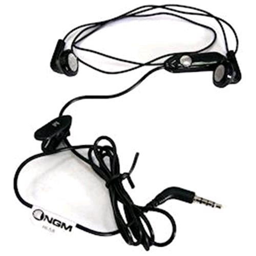 NGM HI-58 AURICOLARE A FILO STEREO PER NGM DYNAMIC FUN 1 JACK 3.5mm BLACK