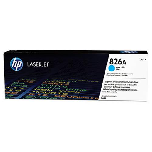 HP 826A TONER CIANO PER LASERJET ENTERPRISE M855DN- COLOR LASERJET M855HX- M855X+- WM855X+/NFC GARANZIA ITALIA (CF311A)