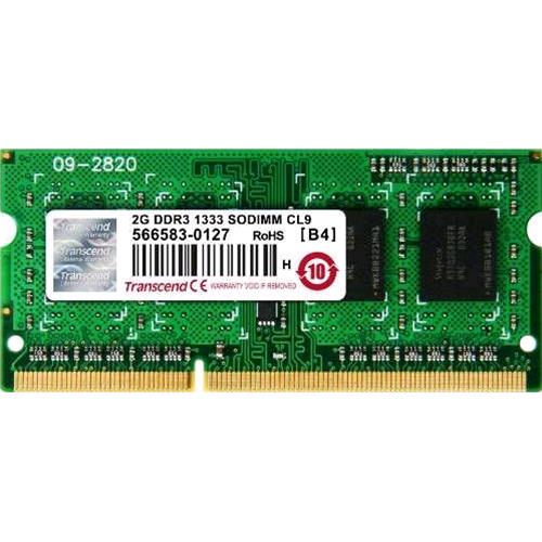 TRANSCEND TS256MSK64V3N MEMORIA RAM 2GB FREQUENZA 1.333MHz TIPOLOGIA SO-DIMM TECNOLOGIA DDR3 GARANZIA ITALIA