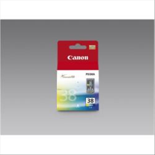 CANON CL-38 CARTUCCIA MULTICOLOR IN BLISTER CON ALLARME PERPIXMA iP1800-iP2500-iP2600-MP210-MP220-MX300-MX310-MP190 GARANZIA ITALIA (2146B003)