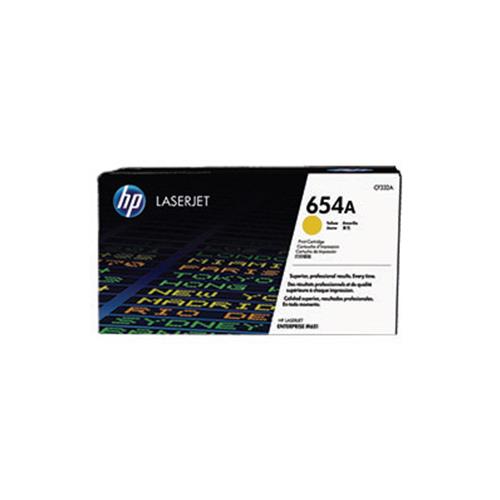 HP 654A TONER GIALLO PER COLOR LASERJET ENTERPRISE M651N/COLOR LASERJET M651DN/M651XH GARANZIA ITALIA (CF332A)