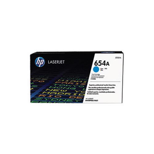 HP 654A TONER CIANO PER COLOR LASERJET ENTERPRISE M651N/COLOR LASERJET M651DN/M651XH GARANZIA ITALIA (CF331A)