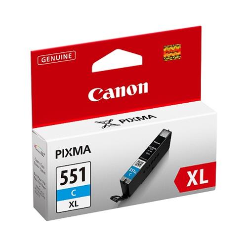 CANON CLI-551XL C CARTUCCIA CIANO PER PIXMA IP7250-MG5450-MG6350 (6444B001)
