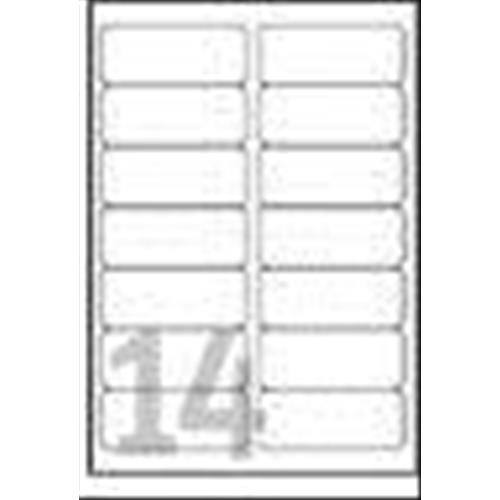 AVERY-ZWECKFORM L7063-20 CONF 280 ETICHETTE 38.1x 99.1 MM AUTOADESIVE BIANCO