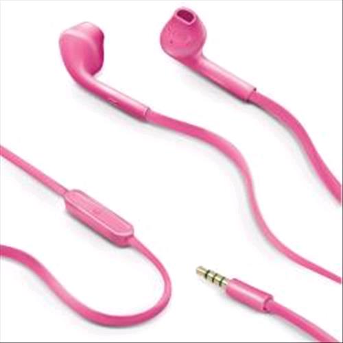 CELLY UP100PK AURICOLARI CON MICROFONO CAVO 130CM JACK 3.5MM COLORE PINK