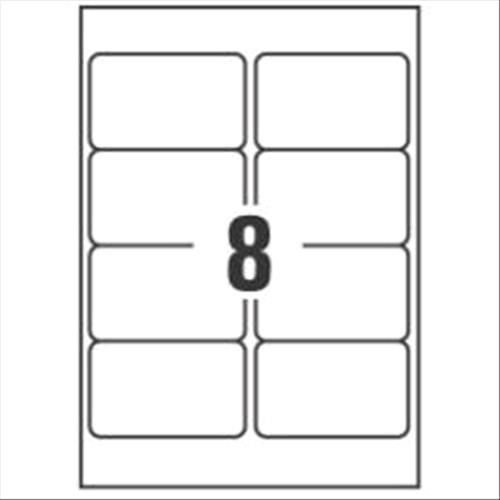 AVERY-ZWECKFORM L7565-25 CONF 200 ETICHETTE ADESIVE 67.7x99.1 MM TRASPARENTE FINITURA OPACA