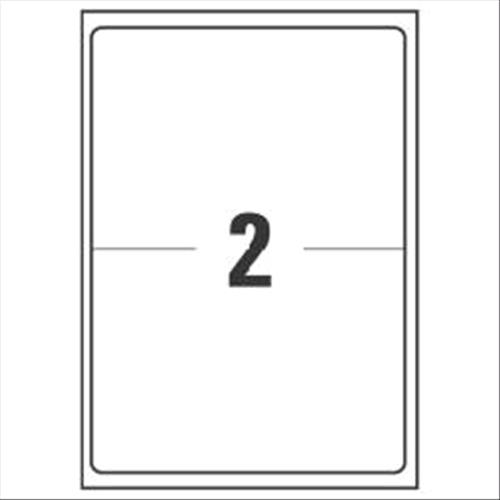 AVERY-ZWECKFORM J8168-25 CONF 50 ETICHETTE ADESIVE 143.5x199.6 MM COLORE BIANCO FINITURA OPACA