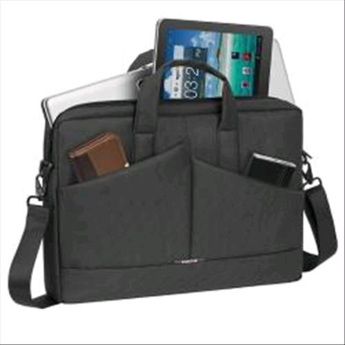PRODOTTI COMPATIBILI RIVA CASE BORSA A TRACOLLA PER NOTEBOOK 15.6" IN POLIESTERE COLORE GRIGIO