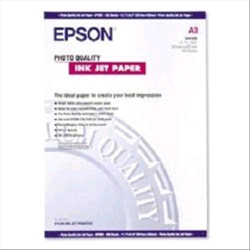 EPSON C13S041068 CARTA SPECIALE 720x1440 DPI 102 GR/M2 FORMATO A3 COLORE BIANCO OPACO CONF 100 FOGLI