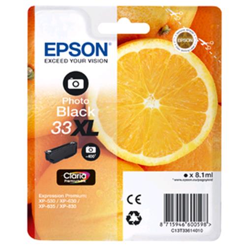 EPSON 33 XL CARTUCCIA NERO FOTOGRAFICO 