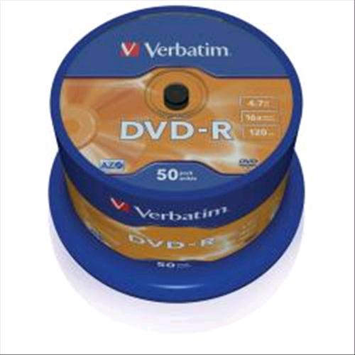 VERBATIM  DVD-R 4.7GB 16X SPINDLE 50PZ