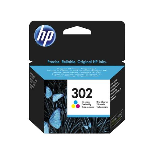 HP 302 CARTUCCIA MULTICOLOR GIALLO+CIANO+MAGENTA PER STAMPANTI HP INK-JET 165 PAG