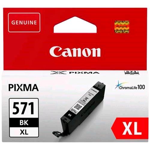 CANON CLI-571BK XL SERBATOIO XL NERO PER PIXMA MG5750-MG6850-MG7750 11ML