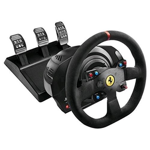 THRUSTMASTER T300 FERRARI ALCANTARA VOLANTE CON PEDALIERA COMPATIBILE PS3/PS4/WIN XP/VISTA/7 COLORE NERO