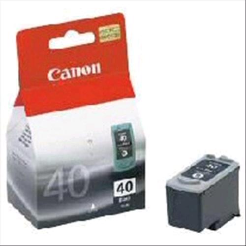 CANON PG-40 CARTUCCIA INCHIOSTRO NERO PER PIXMA iP1600-iP2200-MP150-MP170-MP450-iP1300-iP1700-iP1800-iP2500-iP2600-MP160-MP180-MP460-MP210-MP220-MX300-MX310-MP190/Fax JX200-JX500