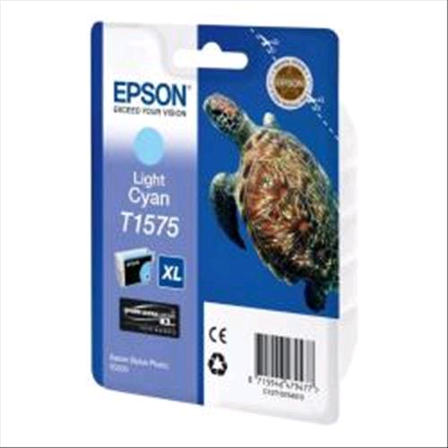 EPSON T1575 XL CARTUCCIA INKJET CIANO CHIARO 