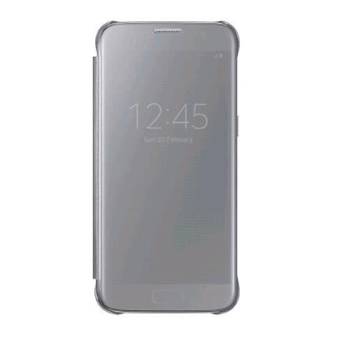 SAMSUNG EF-ZG930CSEGWW GALAXY S7 CLEAR VIEW COVER ORIGINALE COLORE SILVER 