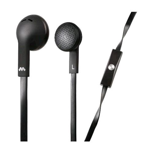 MELICONI MY SOUND SPEAK FLAT AURICOLARI CON MICROFONO CAVO 1.2MT JACK 3.5MM COLORE NERO